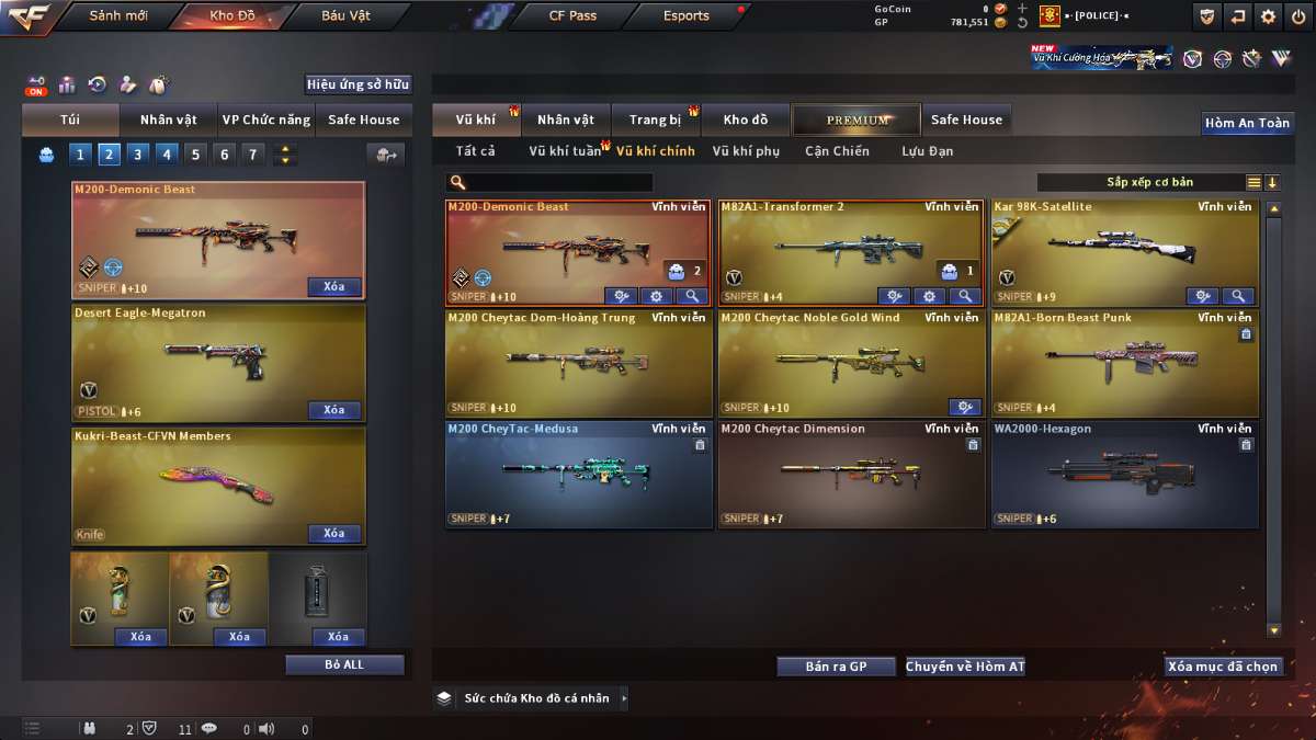 shop acc cf uy tin gia re